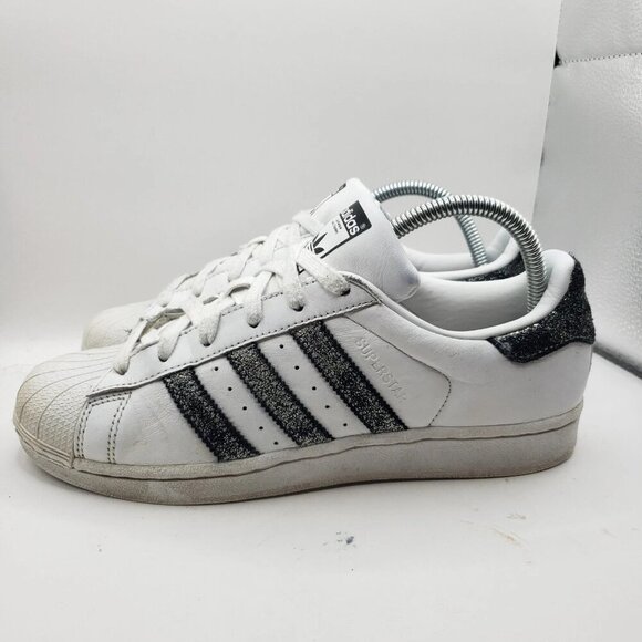 adidas Shoes - Adidas Superstar Women's CG5455 Holographic Metallic 3-Stripes Size Size 8